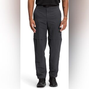 North Face Paramount Trail Convertible Pants Black 32x30 Mens Excellent